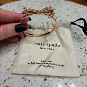 Kate Spade Rose Gold Bow Brooch